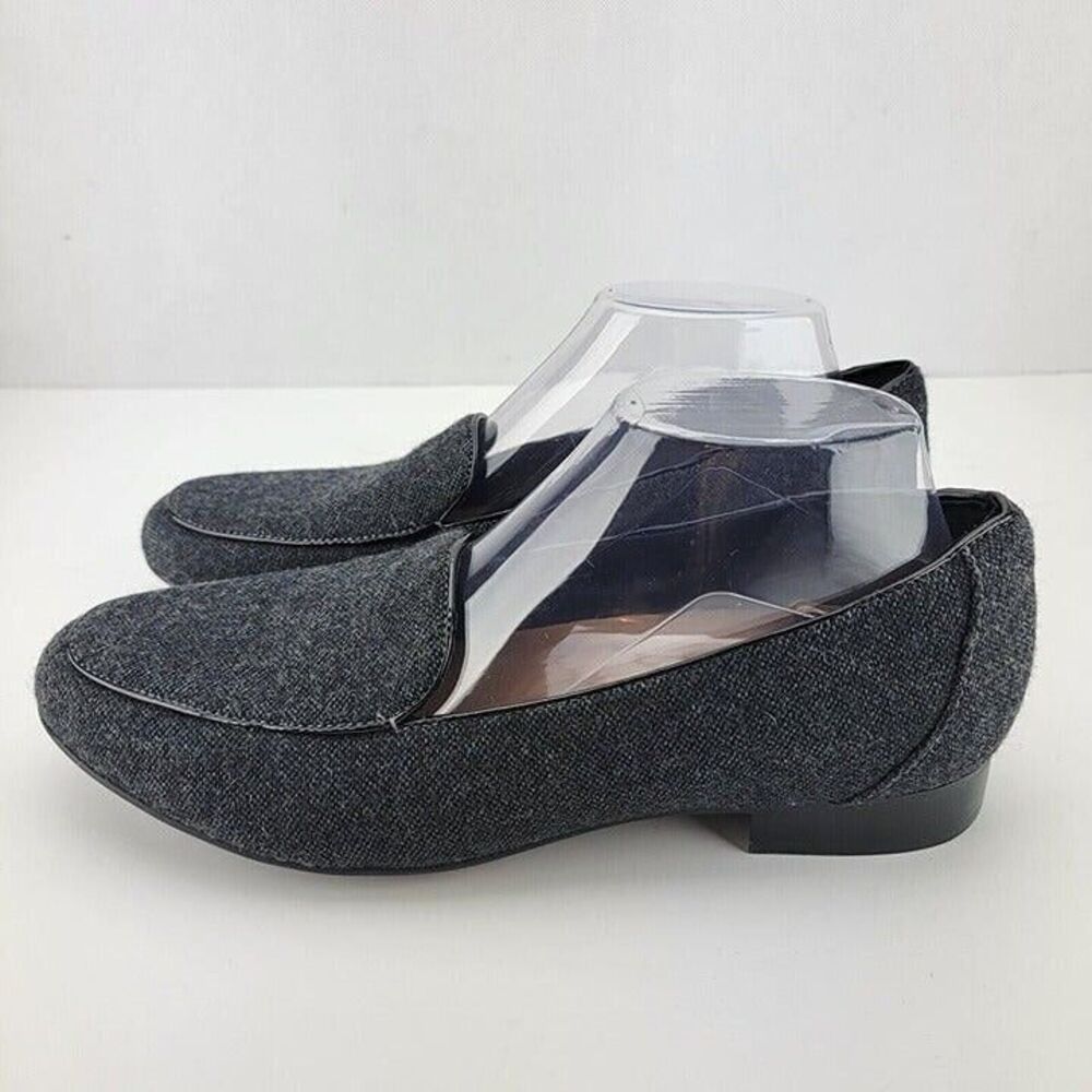 Clarks Unstructured Womens Size 10 Un Blush Ease Gray Tweed Loafer